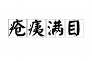 满目疮痍的意思