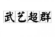 武艺超群的意思