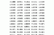 心字开头的成语
