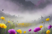 雾里看花的意思