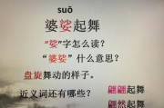 婆娑起舞的意思