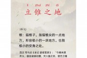 锥地的成语