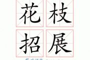 花枝招展的意思