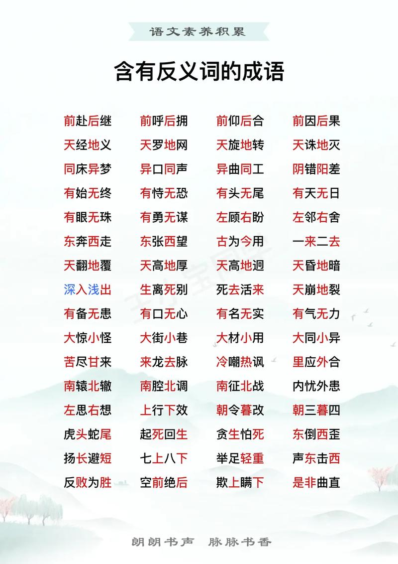 前什么后什么的成语