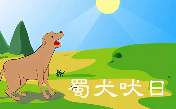 蜀犬吠日的意思