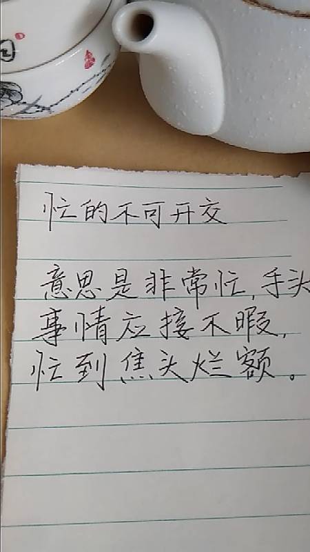 不可开交的意思