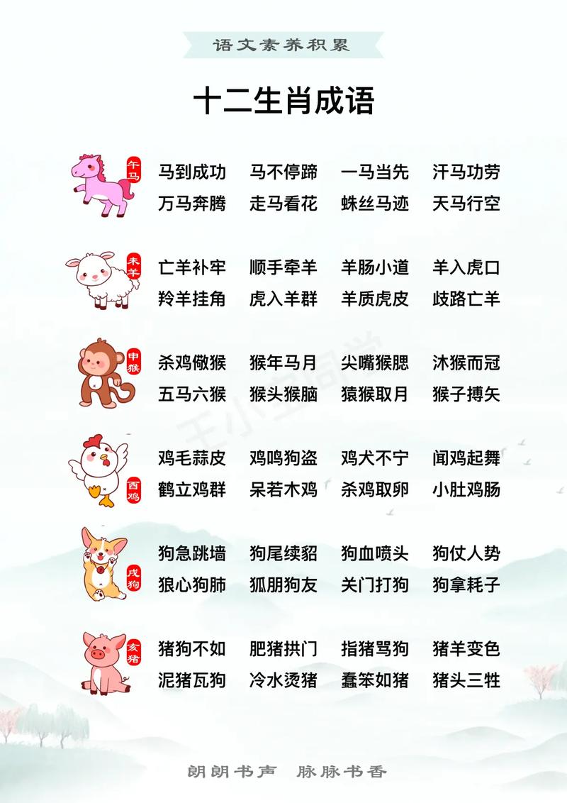 十二生肖成语