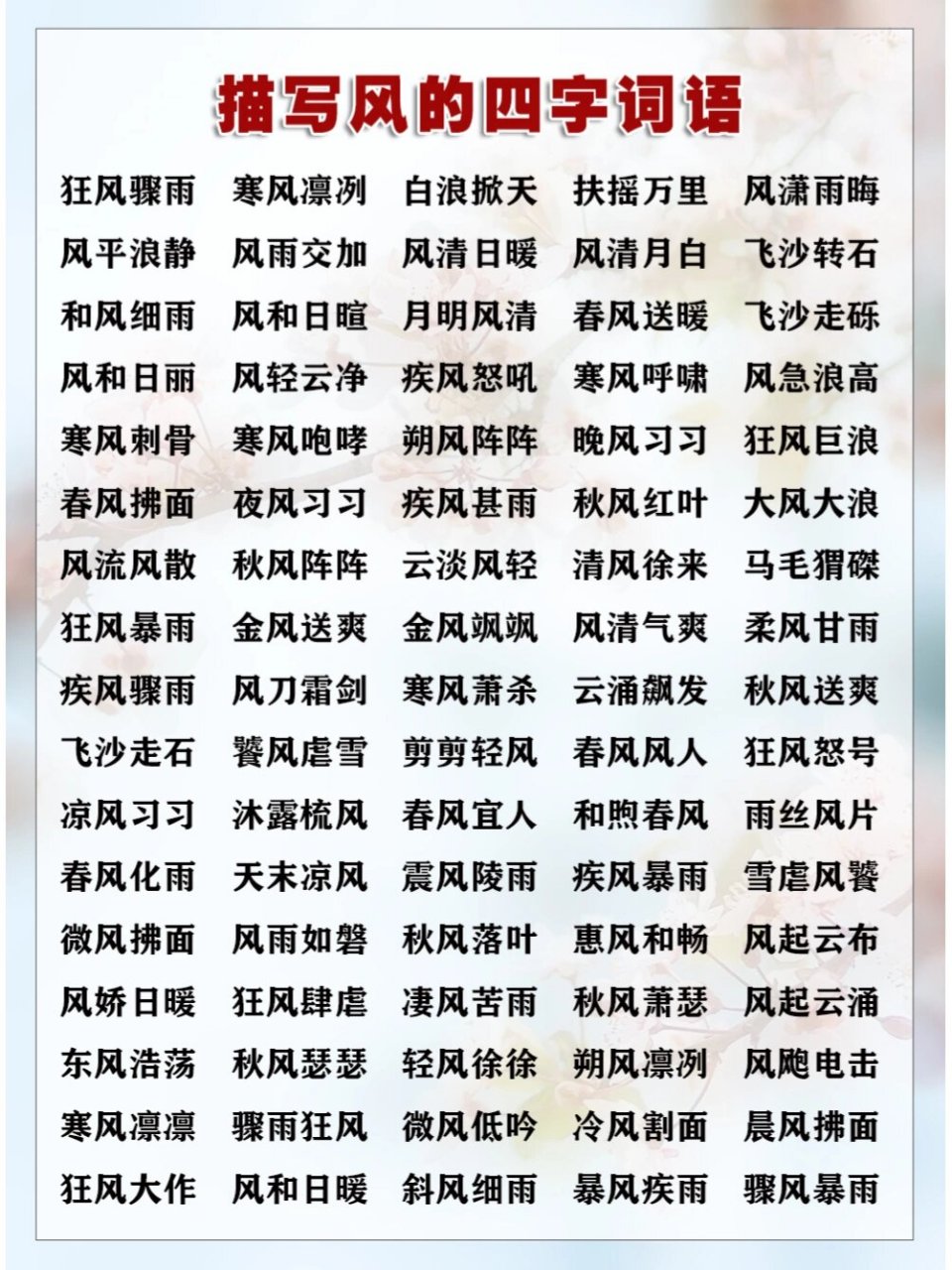 带风的成语